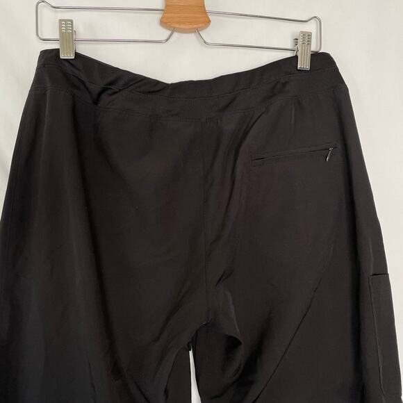 Barco One Mens Cargo Track Pants Snap Hem Scrubs Size Medium Black - Picture 8 of 12